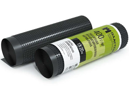 Профилированная мембрана PLASTGUARD, 1х20 м (Тип 400)