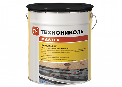 Мастика битумно-резиновая AquaMast Кровля, 18 кг.