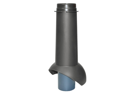 Выход канализации KROVENT Pipe-VT 110is (Черный)