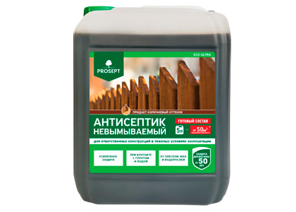 PROSEPT ECO ULTRA коричневый (5 л.) Невымываемый антисептик