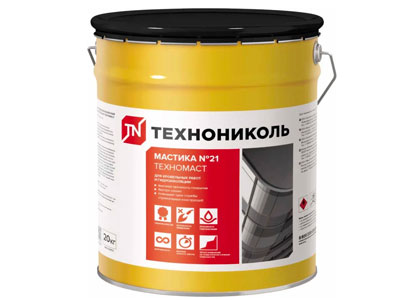 Мастика кровельная ТЕХНОНИКОЛЬ №21 (Техномаст), 20 кг