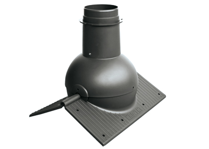 Коньковый элемент KROVENT Pipe-Cone (Черный)