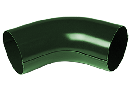 Колено трубы МП Foramina PUR D100 (RAL 6005)