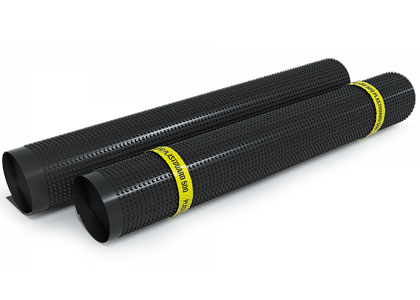 Профилированная мембрана PLASTGUARD, 2х20 м (Тип 500)