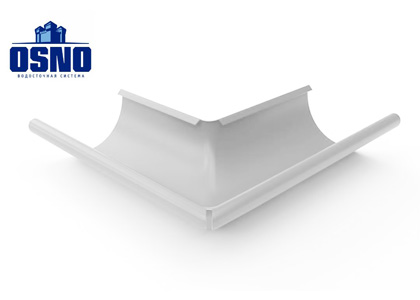 Угол желоба внешний 90° OSNO (RAL 9003)