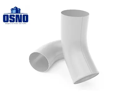 Колено сливное OSNO (RAL 9003)