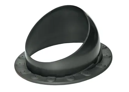 Проходной элемент KROVENT Base-VT Seam 125/150 (Черный) Проходной элемент KROVENT Base-VT Seam 125/150 (Черный)