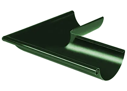 Угол желоба наружный 90° МП Foramina PUR D125 (RAL 6005)
