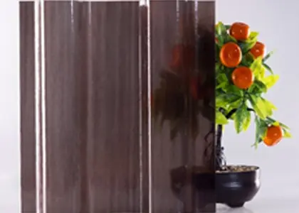 Композитный лист COMPOGLASS КРИСТАЛЛ С-20, коричневый RAL 8019, 1150х2000