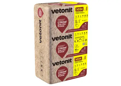 Vetonit Стронг для Стен и Крыш - Плита, 50 мм (5 плит) Vetonit Стронг для Стен и Крыш - Плита, 50 мм (5 плит)